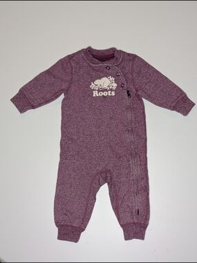 Roots Purple One-Piece Baby Romper